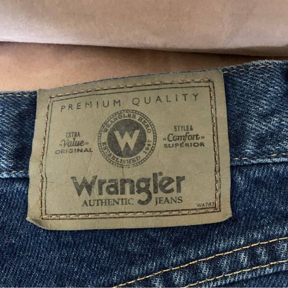 WRANGLER. Premium quality. Blue Denim Jeans. 32X30. 100%. Cotton. 5- poc… - Picture 5 of 10